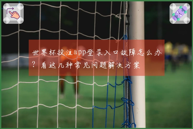 世界杯投注app登录入口故障怎么办？看这几种常见问题解决方案