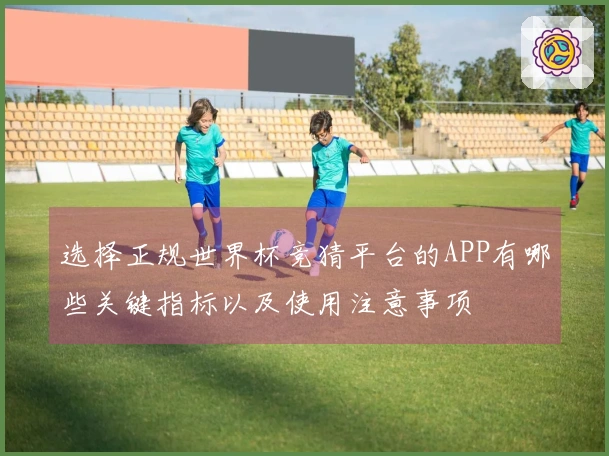 选择正规世界杯竞猜平台的APP有哪些关键指标以及使用注意事项