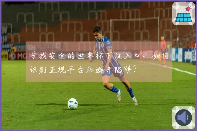 寻找安全的世界杯下注入口，如何识别正规平台和避开陷阱？