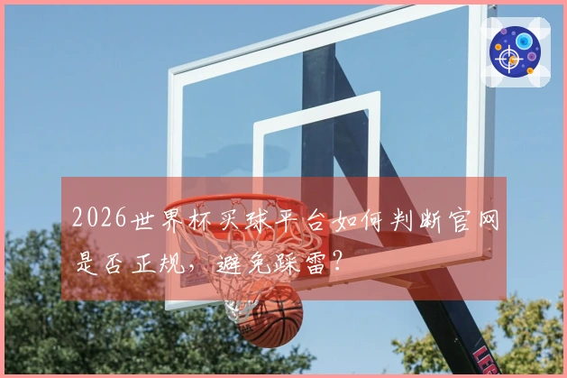 2026世界杯买球平台如何判断官网是否正规，避免踩雷？