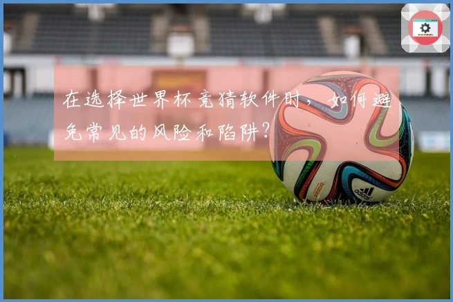在选择世界杯竞猜软件时，如何避免常见的风险和陷阱？