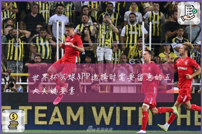 世界杯买球APP选择时需要留意的五大关键要素
