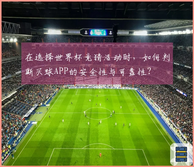 在选择世界杯竞猜活动时，如何判断买球APP的安全性与可靠性？