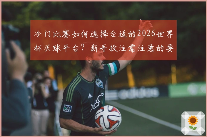 冷门比赛如何选择合适的2026世界杯买球平台？新手投注需注意的要点解析
