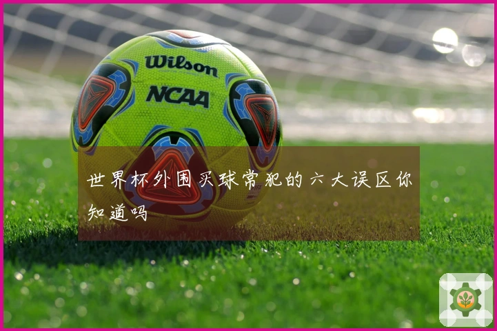 世界杯外围买球常犯的六大误区你知道吗